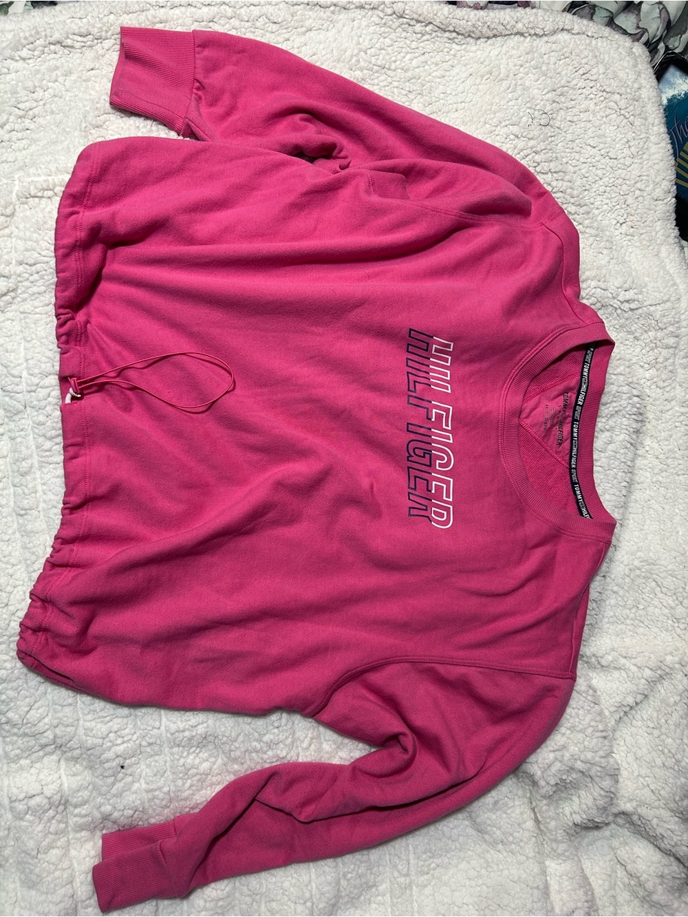 Tommy Hilfiger Pink Cropped Sweatshirt 💖